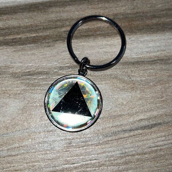 Serenity Prayer token, mens recovery chip gift, pendant keychain - Picture 1 of 6